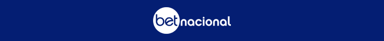 Betnacional logo: caracteres brancos sobre fundo azul-escuro